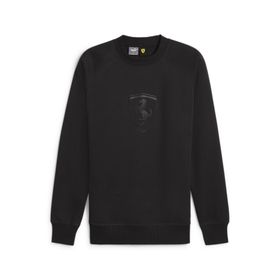 Puma 62380201 Siyah Ferrari Race Big Shield Crew Günlük Erkek Sweatshirt