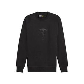Puma 62380201 Siyah Ferrari Race Big Shield Crew Günlük Erkek Sweatshirt