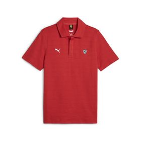 Puma 62382802 Kırmızı Polo Yaka Ferrari Style Jacquard Günlük Erkek T-shirt