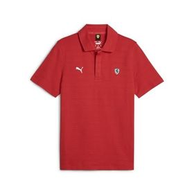 Puma 62382802 Kırmızı Polo Yaka Ferrari Style Jacquard Günlük Erkek T-shirt