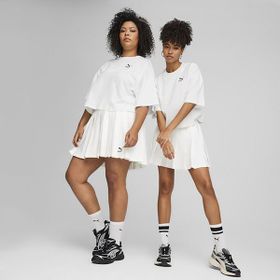 Puma 624226-02 Classics Beyaz XS Dar Kesim Kadın Tişört