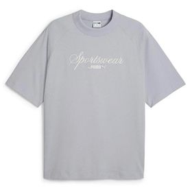Puma 62427263 Gri Classics+ TEE Günlük Erkek T-Shirt