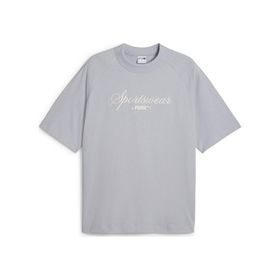 Puma 62427263 Gri Classics+ TEE Günlük Erkek T-Shirt