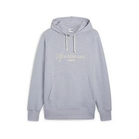 Puma 62427563 Gri Classics+ Hoodie Günlük Erkek Sweatshirt