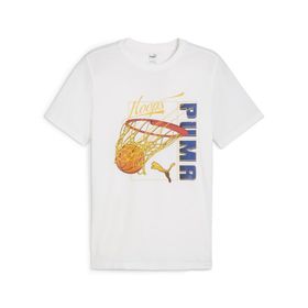 Puma 62480103 Swished Tee Erkek Basketbol Beyaz Erkek T-shirt