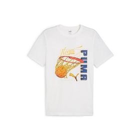 Puma 62480103 Swished Tee Erkek Basketbol Beyaz Erkek T-shirt