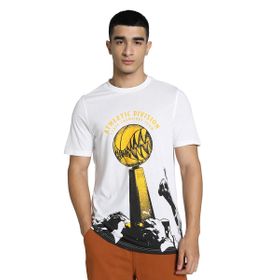 Puma 62480601 The Golden Ticket Tee Erkek Basketbol Beyaz Erkek T-shirt
