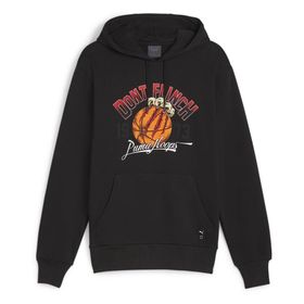 Puma 62481201 Siyah Graphic Booster Hoodie Günlük Erkek Sweatshirt
