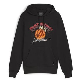 Puma 62481201 Siyah Graphic Booster Hoodie Günlük Erkek Sweatshirt