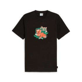 Puma 62541401 Graphics Puma Spritz Tee Siyah Günlük Erkek T-shirt