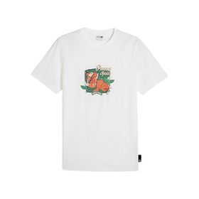 Puma 62541402 Beyaz Graphics Spritz TEE Günlük Erkek T-Shirt