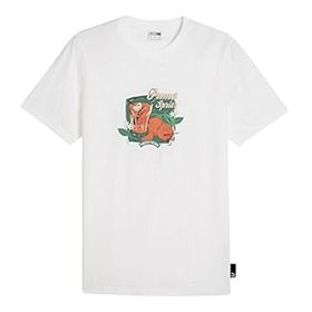 Puma 62541402 Beyaz Graphics Spritz TEE Günlük Erkek T-Shirt