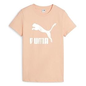 Puma 62559745 Classics Shiny Logo Tee Krem Günlük Kadın T-shirt