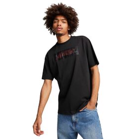 Puma 62642101 F1 Graphic Logo Siyah Günlük Stil Erkek T-Shirt
