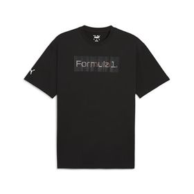 Puma 62642101 F1 Graphic Logo Siyah Günlük Stil Erkek T-Shirt