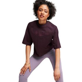 Puma 62655444 Classics + Oversized Pembe Günlük Stil Kadın T-Shirt
