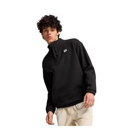 Puma 62675301 Downtown Polarfleece Crew Siyah Erkek Günlük Sweatshirt