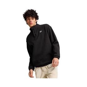Puma 62675301 Downtown Polarfleece Crew Siyah Erkek Günlük Sweatshirt