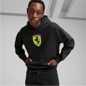 Puma 62705401 Ferrari Race Bigshield Siyah Günlük Stil Erkek Sweatshirt