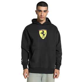 Puma 62705401 Ferrari Race Bigshield Siyah Günlük Stil Erkek Sweatshirt