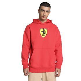 Puma 62705402 Ferrari Race Bigshield Hdie Kırmızı Günlük Erkek Sweatshirt