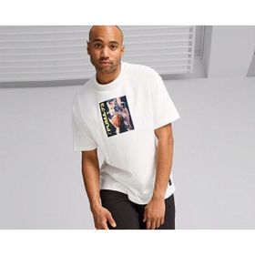 Puma 62715301 Banned From Tv Ss Tee Basketbol Beyaz Erkek T-shirt