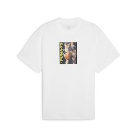 Puma 62715301 Banned From Tv Ss Tee Basketbol Beyaz Erkek T-shirt