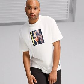 Puma 62715301 Banned From Tv Ss Tee Basketbol Beyaz Erkek T-shirt