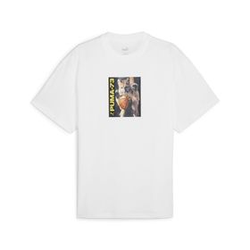 Puma 62715301 Banned From Tv Ss Tee Basketbol Beyaz Erkek T-shirt