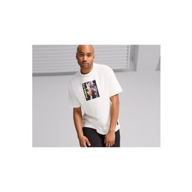 Puma 62715301 Banned From Tv Ss Tee Basketbol Beyaz Erkek T-shirt