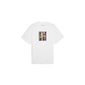Puma 62715301 Banned From Tv Ss Tee Basketbol Beyaz Erkek T-shirt