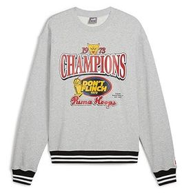 Puma 62720901 Gri Puma Champs Crew Basketbol Erkek Sweatshirt