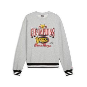Puma 62720901 Gri Puma Champs Crew Basketbol Erkek Sweatshirt