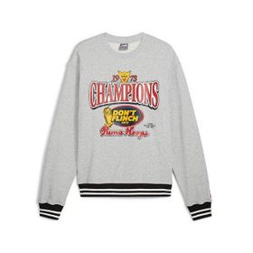 Puma 62720901 Gri Puma Champs Crew Basketbol Erkek Sweatshirt