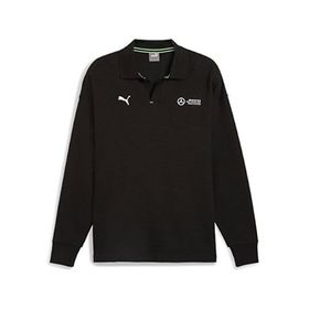 Puma 62733901 MAPF1 Longsleeve Polo Siyah Günlük Uzun Kollu Polo Erkek T-Shirt