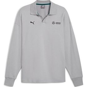 Puma 62733902 MAPF1 Longsleeve Polo Gri Günlük Uzun Kollu Polo Erkek T-Shirt