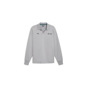 Puma 62733902 MAPF1 Longsleeve Polo Gri Günlük Uzun Kollu Polo Erkek T-Shirt