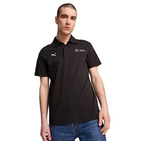 Puma 62735201 MapF1 Ess Siyah Polo Yaka Günlük Erkek T-shirt