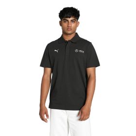 Puma 62735201 MapF1 Ess Siyah Polo Yaka Günlük Erkek T-shirt