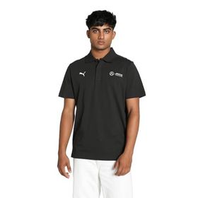 Puma 62735201 MapF1 Ess Siyah Polo Yaka Günlük Erkek T-shirt