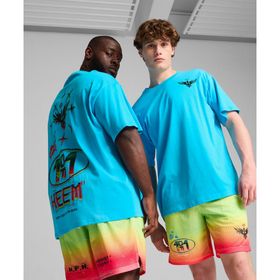 Puma 627791-01 Mavi Lamelo Ball Melo 1Love Tee II Erkek T-Shirt