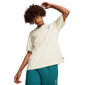 Puma 62800687 Graphics Mavi Günlük Stil Erkek T-Shirt