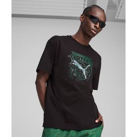 Puma 630099-01 Siyah X TMNT Graphic Erkek T-Shirt