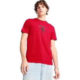 Puma 63018902 Ferrari Race Kırmızı Günlük Stil Erkek T-shirt