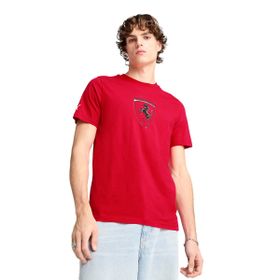 Puma 63018902 Ferrari Race Kırmızı Günlük Stil Erkek T-shirt