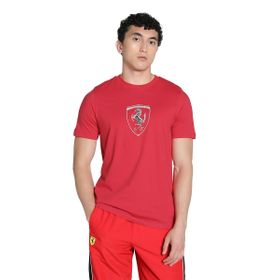Puma 63018902 Ferrari Race Kırmızı Günlük Stil Erkek T-shirt