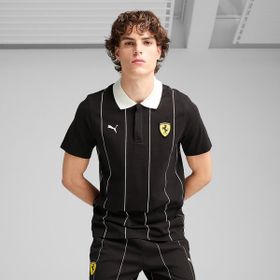 Puma 630209-01 Siyah Scuderia Ferrari HP Race Premium Erkek Polo T-Shirt
