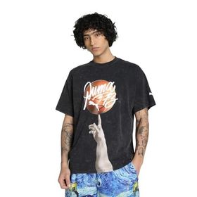 Puma 63047501 Dylan Exhibit Siyah Basketbol Erkek T-Shirt