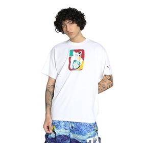 Puma 63067301 Dylan Exhibit IV Beyaz Basketbol Erkek T-Shirt