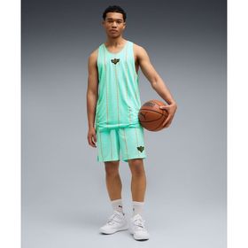 Puma 630756-07 Yeşil Melo Alwayz On 1 Is Shorts Erkek Şort